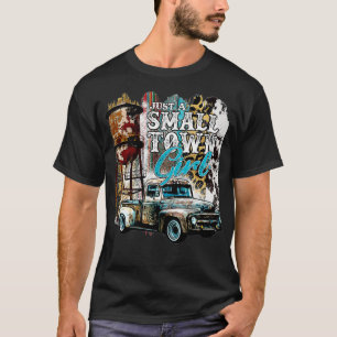Gammal Lastbil Vatten Torn endast en liten stadsde T Shirt