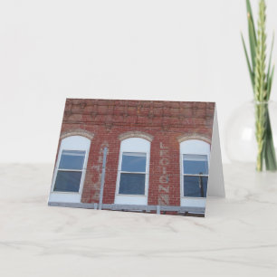 Gammal legionbyggnad i Brighton, Iowa Kort