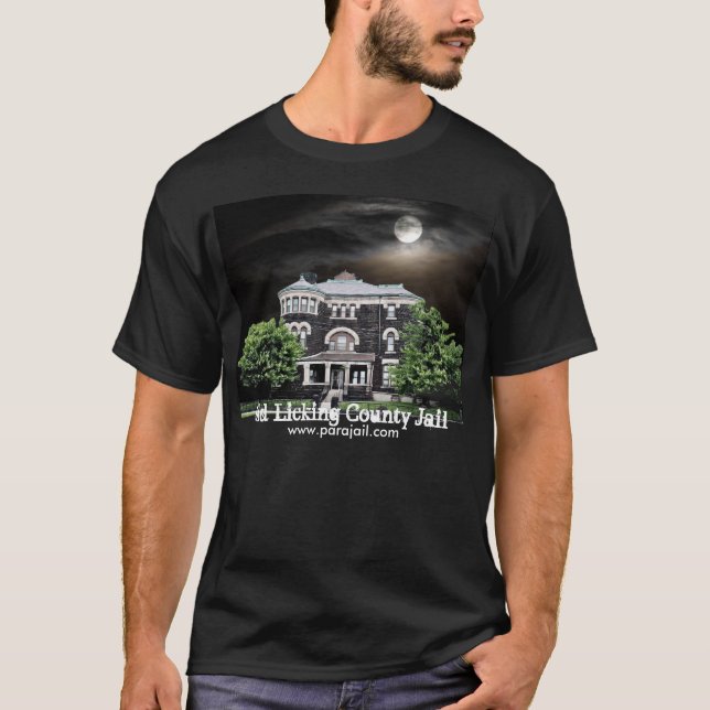 Gammal Licking County arrest spökad T-tröja T Shirt (Framsida)
