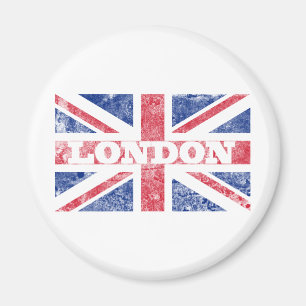 Gammal London flagga Magnet