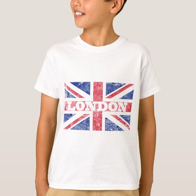 Gammal London flagga Tee (Framsida)