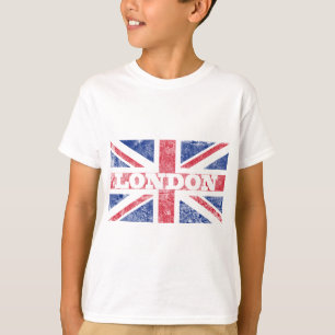 Gammal London flagga Tee Shirt
