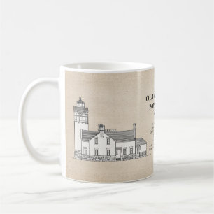 Gammal Mackinac Point Light - Michigan - SBD Kaffemugg