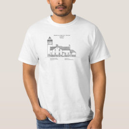 Gammal Mackinac Point Light - Michigan - SBD T Shirt