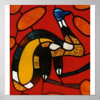 gammal man-emu poster