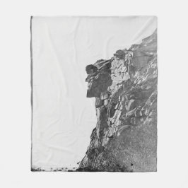 Gammal man i berget Blanket Fleecefilt