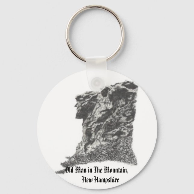 Gammal man i berget, NH-Artists Pen Sketch Nyckelring (Framsida)