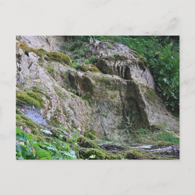 Gammal man i berget vykort (Framsida)