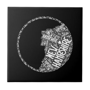 Gammal man i bergsstenen kakelplatta