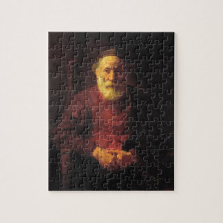 Gammal man i rött - Rembrandt Pussel