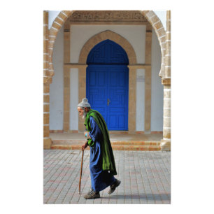 Gammal marockansk fototryck