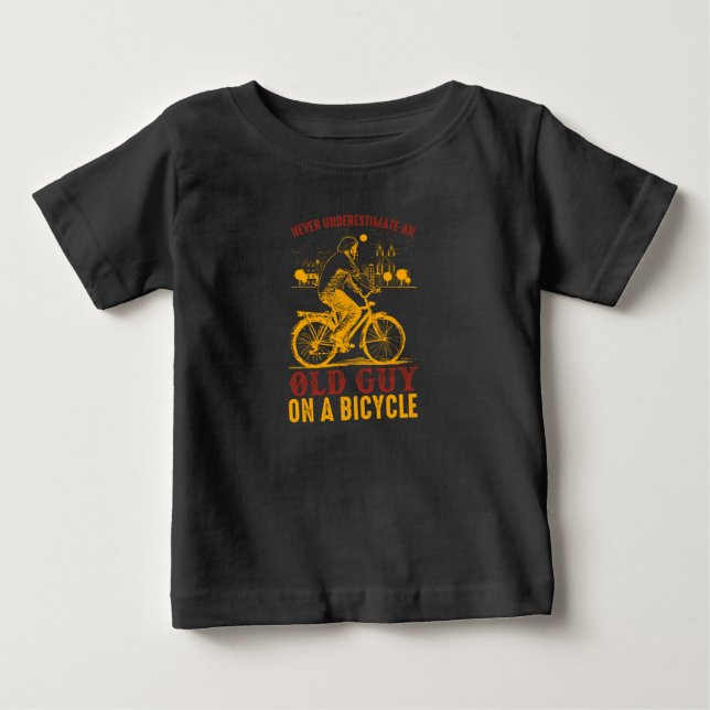 Gammal MC-design | Cykel | underskatta aldrig  T Shirt (Framsida)
