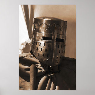 gammal medeltida mask poster