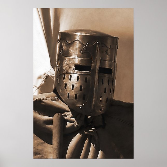 gammal medeltida mask poster (Framsidan)