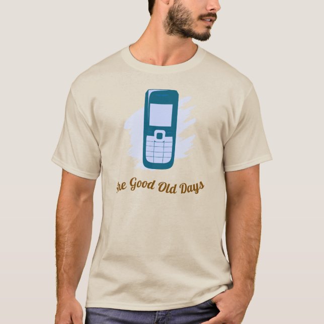 Gammal mobil Mobil Funny T-Shirt (Framsida)