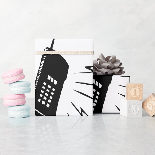 Gammal mobil Mobil Presentpapper (Skapare uppladdad)