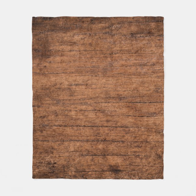Gammal mörk texturerad träbakgrund, su fleecefilt (Framsidan)