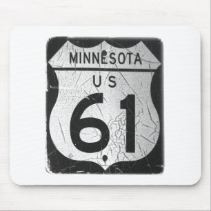 Gammal motorväg 61-signal musmatta