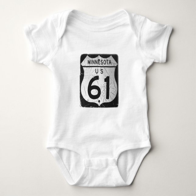 Gammal motorväg 61-signal t-shirt (Framsida)