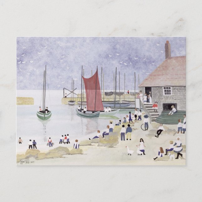 Gammal Mousehole 1993 Vykort (Framsida)