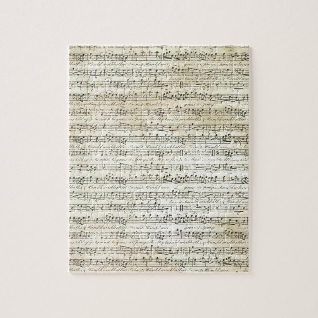 gammal musik pussel (Vertikal)