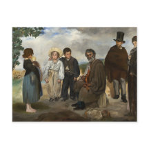 Gammal musiker Edouard Manet