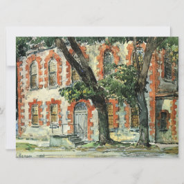 Gammal nederländsk Byggnad i fiskedödan, New York