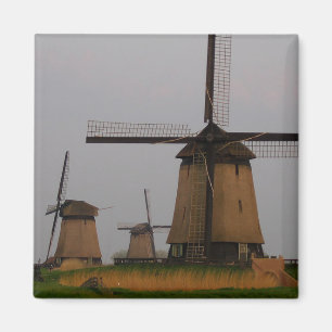 Gammal nederländsk Kvarn Magnet