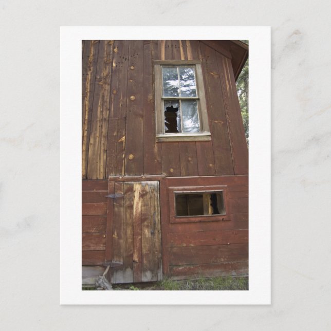 gammal neosho mine byggnad vykort (Framsida)