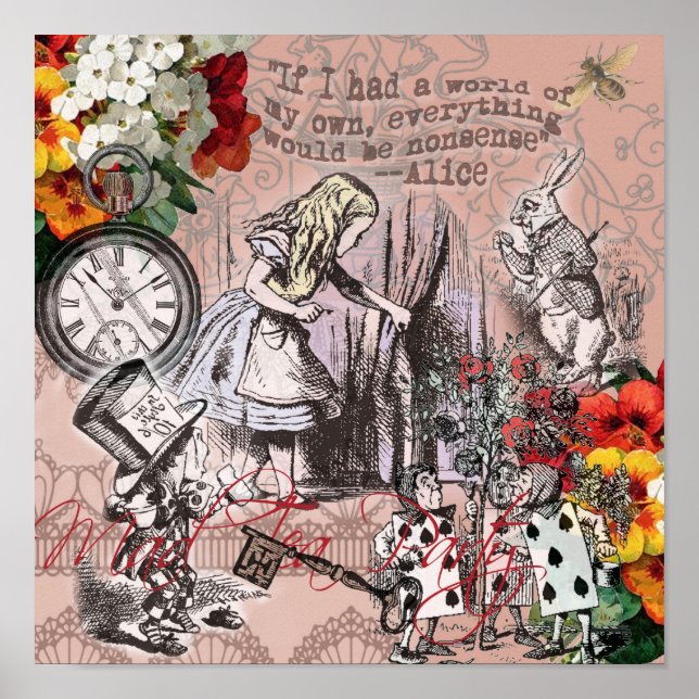 gammal nonsens underjordisk ridå poster (Framsidan)