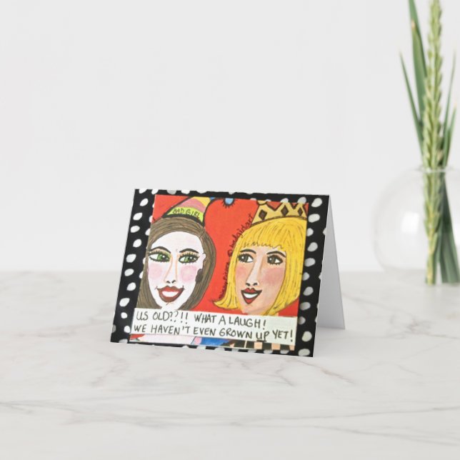 GAMMAL NOTECARD-US? INGET LÅNGT! KORT (Framsida)