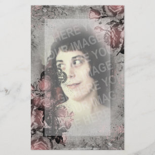 Gammal Nyckel och Ro Anpassningsbar Foto Brevpapper