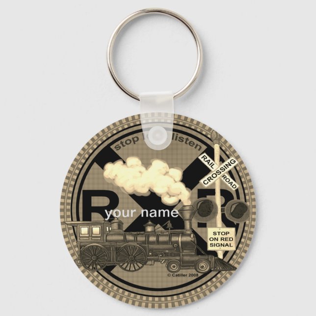 Gammal nyckelkedja i Tåg Nyckelring (Framsida)