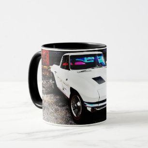 Gammal och klassisk Corvette Art Mugg Kopp
