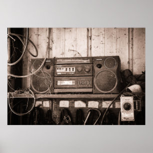Gammal omdirigering av radio Poster