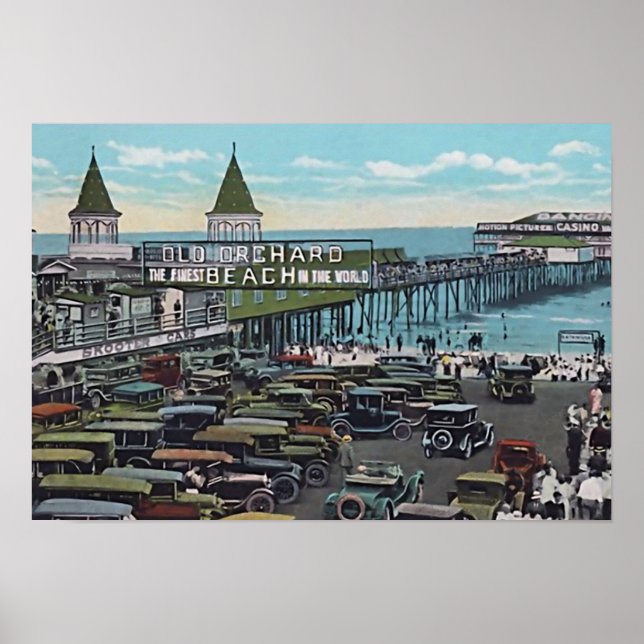 Gammal Orchard Beach, Maine Poster (Framsidan)