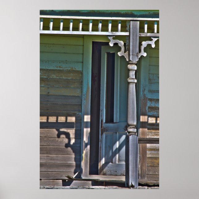 Gammal, övergiven hemstad poster (Framsidan)