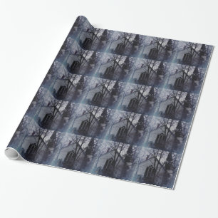 Gammal övergiven kyrka presentpapper