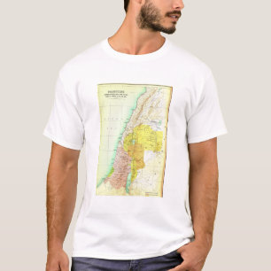 Gammal Palestina för Kristus 27AD karta T Shirt