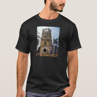 Gammal Panama vattenfärg Tee Shirt