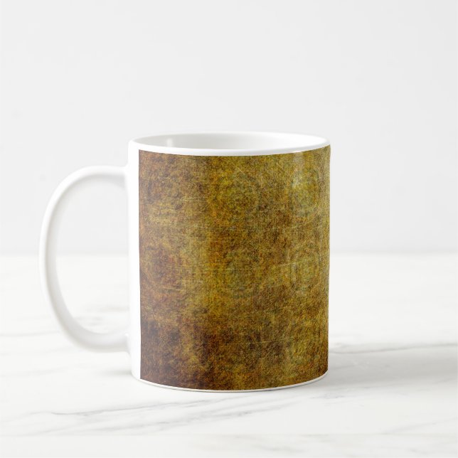 Gammal Papper design. Sömlös färg med ultrabred rä Kaffemugg (Vänster)