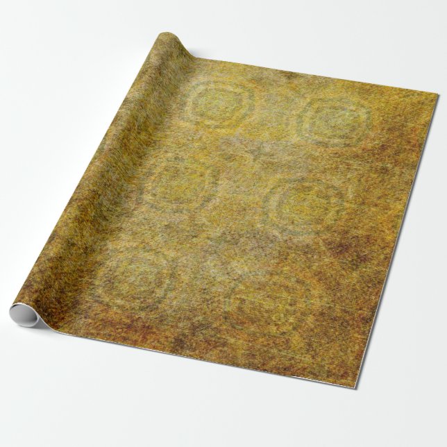 Gammal Papper design. Sömlös färg med ultrabred rä Presentpapper (Utrullad)