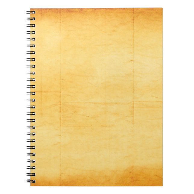 Gammal papper gult pappra struktur anteckningsbok (Framsidan)