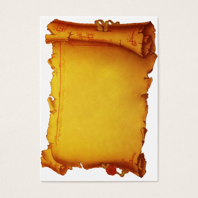 Gammal papper visitkort (Framsidan)