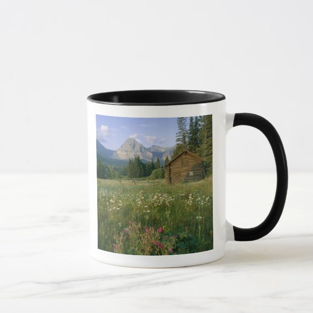 Gammal Park Service-stuga i Cut Bank Valley Mugg (Höger)