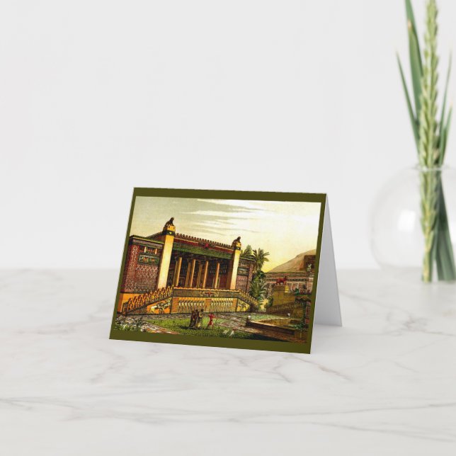 gammal Persepolis Helgkort (Framsida)