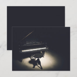 Gammal piano vykort