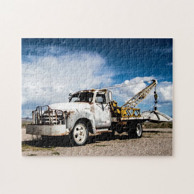 Gammal pickup-lastbil Nevada. Pussel (Horisontell)