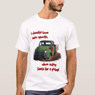 Gammal Pickup Lastbil Tee Shirt