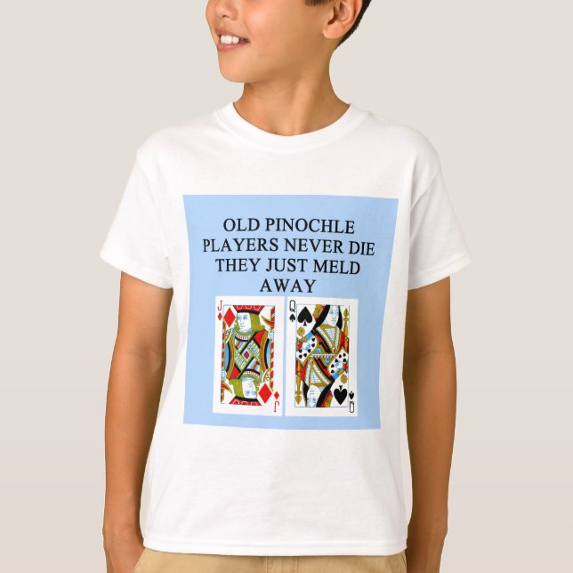 gammal pinochlespelare tee (Framsida)